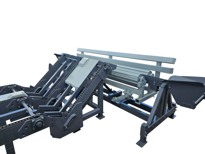 Feeder ŁPK-120 with a log rotator