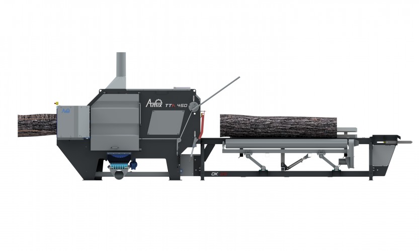 TTA-450 double-shaft circular sawmill