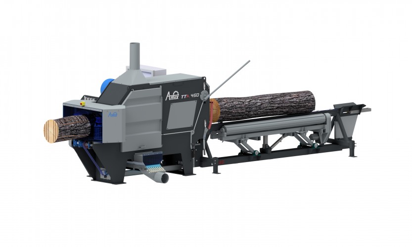 TTA-450 double-shaft circular sawmill