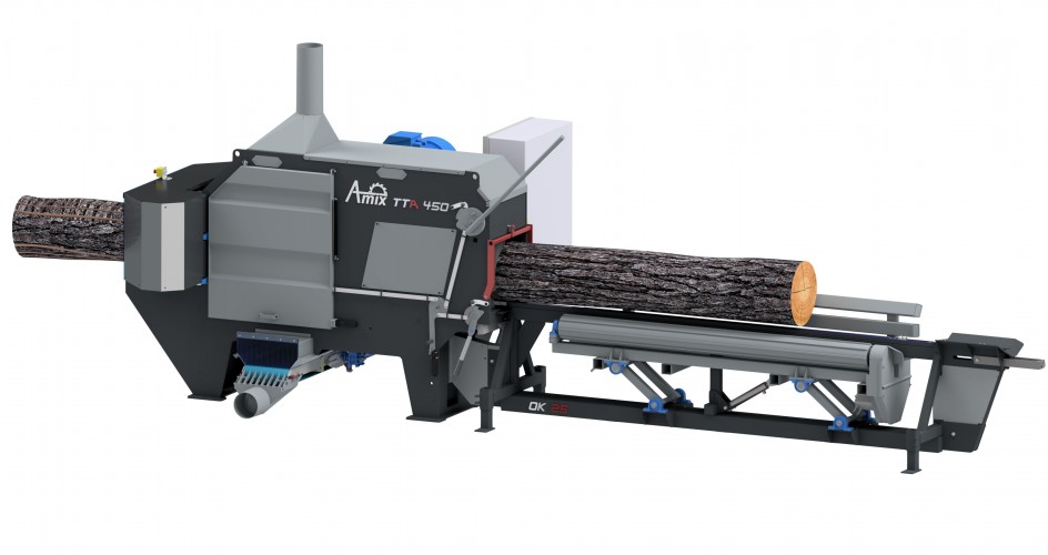 TTA-450 double-shaft circular sawmill